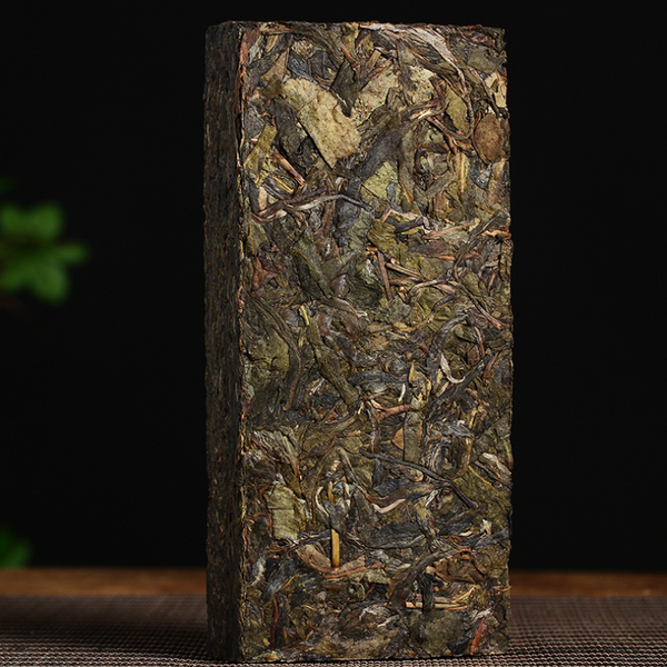 500g Premium Puerh Raw Tea Brick Golden Leaf Yunnan Pu-erh Tea Chinese Pu'er Tea