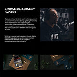 1-5PCS Alpha Brain Memory & Focus 60 Capsules Supplement for Men & Women