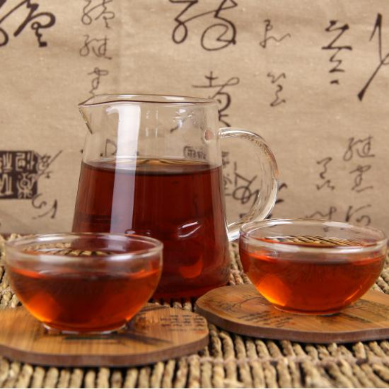 250g Yunnan Ripe Puerh Tea Menghai Pu-erh Cooked Tea Brick 7562 Pu'er Tea