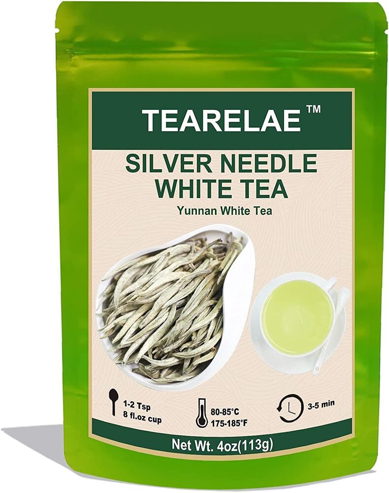 TEARELAE Silver Needle White Tea 113g Yunnan Bai Hao Yin Zhen