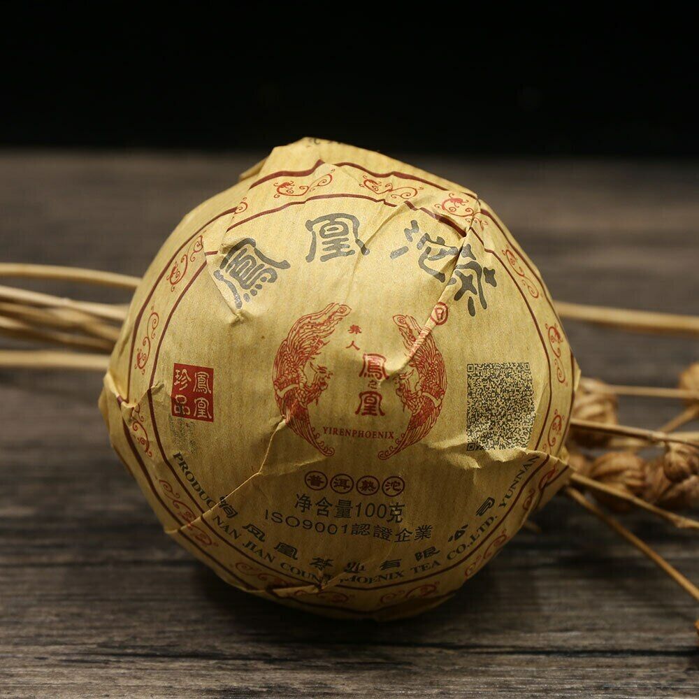 Liren Phoenix Tuocha Shu Puer Tea Health Ripe Pu Erh Tea 100g Main image