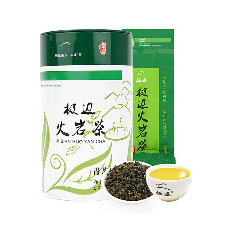 JI BIAN HUO YAN CHA Green Cha Yunnan Organic High Mountain Oolong Tea 300g Box Main image