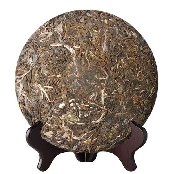 357g Yunnan Raw Puerh Tea Iceland Pu-erh Raw Tea Cake Big Leaves Pu'er Green Tea