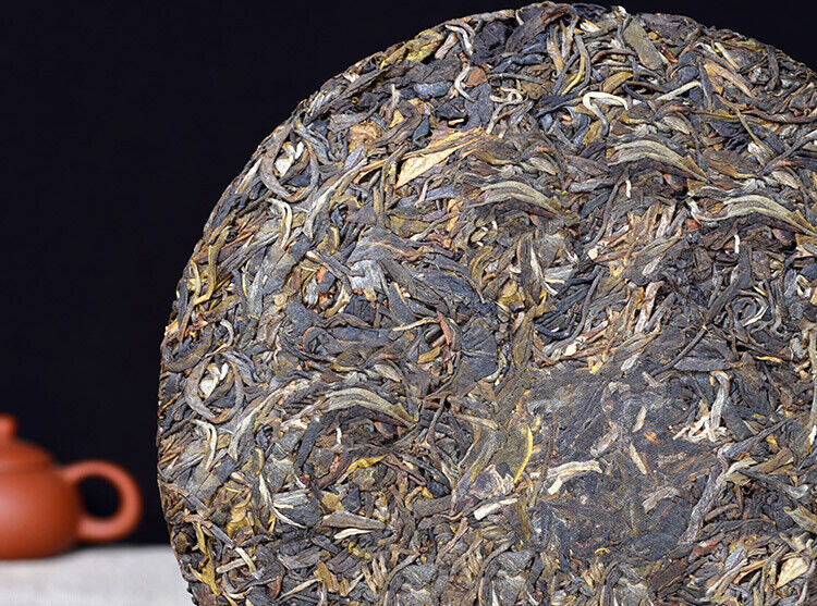 Mengku The More Old The More Fragrant Pu'er Tea 357g Puer Raw Tea Cake Shen