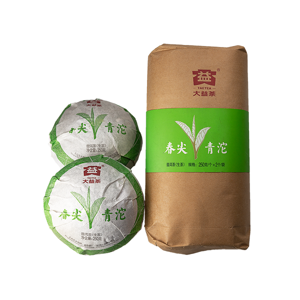 Dayi Chun Jian Qing Tuo 201 Batch Puer Raw Tea TAETEA Green Tuocha 250g