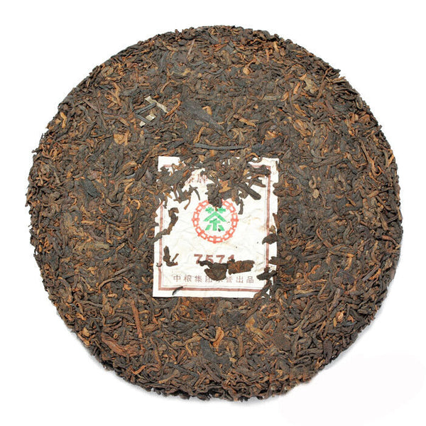 CHINATEA Brand Classic 7571 Pu-erh Tea Cake 357g Ripe Yun Nan Puer Tea