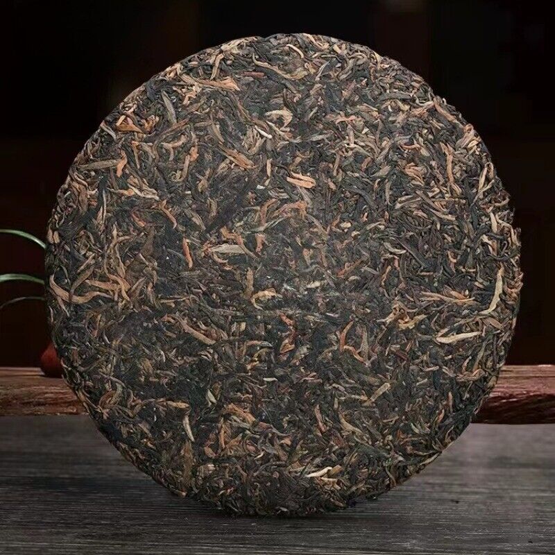 357g Yunnan Qizi Pu'er Cake Tea Menghai 7542 Pu-erh Sheng Tea Raw Puerh Tea Secondary image