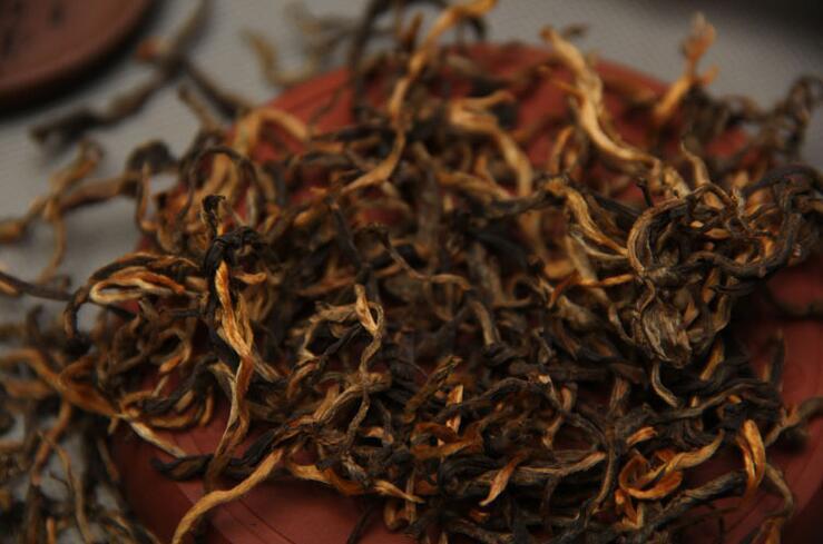 TeaOrganic Red Tea Yunan Black Tea 58 Dianhong Tea Golden Black Tea Bud Snail