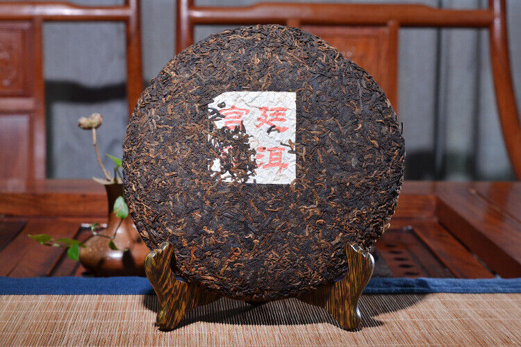 Yr Yunnan Bulang Mt. Gong Ting Pu-erh Golden Buds Pu'er Puer Tea Ripe 357g