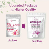 Multi-Kollagen-Peptid-Pulver – Hydrolysierte Peptide Typ I, II, III, V, X