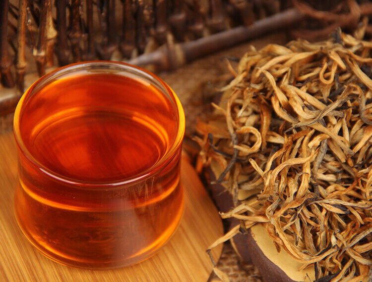 TeaDianhong Gold Bud Red Rhyme Jin Ya Chinese Black Tea Dian Hong Natural Tea 70g