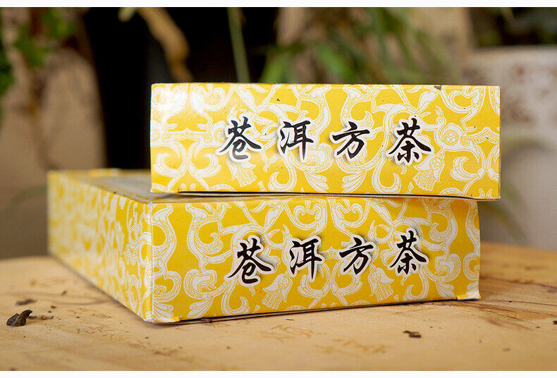 Fang Zhuan Tea Shen Pu Erh Aged Tea Brick 250g Xiaguan TuochaChaCang Er