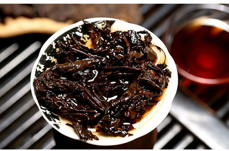 Treasures Puwen Yunya Pu'er 400g Ripe Puer Tea Cake Shu Puer Old Puerh Cha