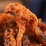 500g instant spicy fish skin honey Sweet spicy cod skin seafood snack 香辣鱼皮海鲜小吃