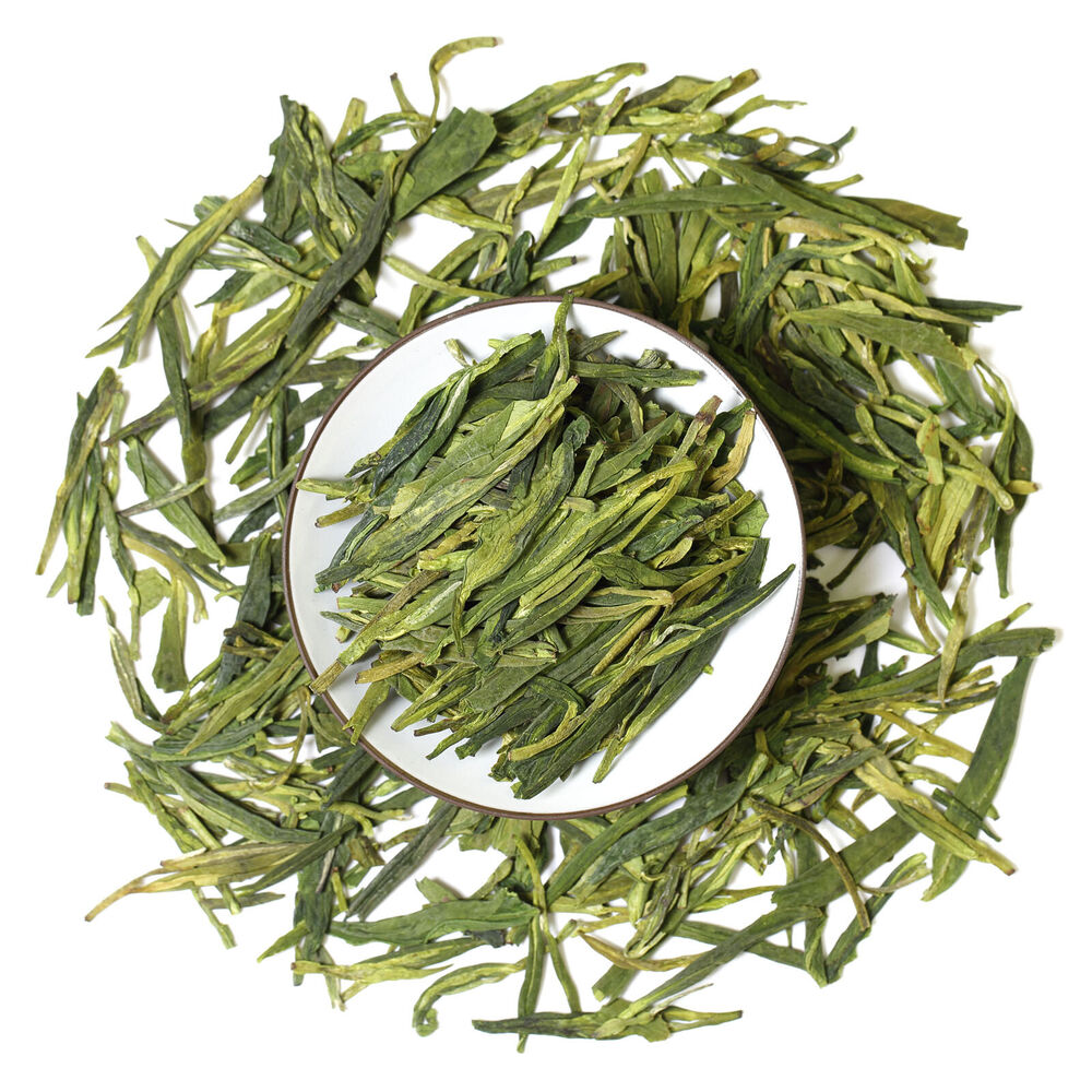 HELLOYOUNG 100g Spring Anji Bai Cha Long Jing White Dragon Well Chinese GREENTEA Main image