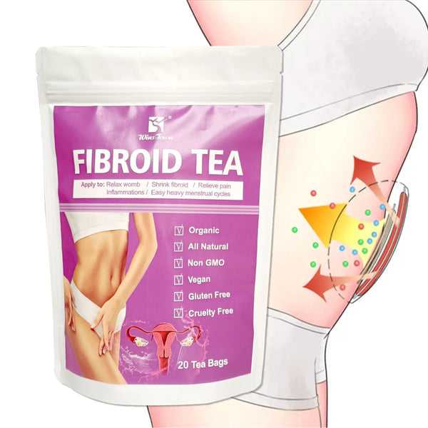 Relaxes Uterus Shrinks Fibroids Eases Pain 100% Natural Fibroid Tea