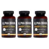 1-5PCS Alpha Brain Memory & Focus 60 Capsules Supplement for Men & Women