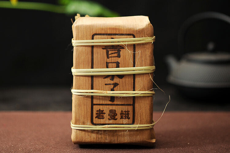 DR. PU'ER TEA Lao Man E Pu-erh Tea Brick 500g Old Tree Ripe Puer Pu'er Shu Tea