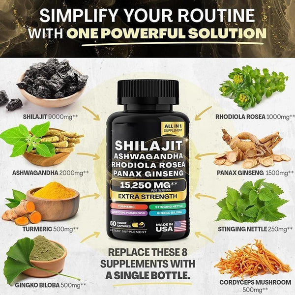 Dynamic Bundle - Sea Moss Multivitamin & Shilajit Power Combo