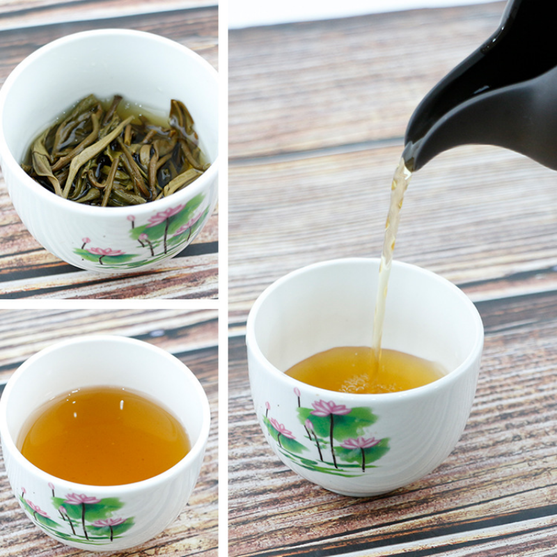Thé Pu'er mûr du Yunnan gâteau au thé mûr de printemps brun 357g