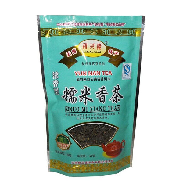 Sheng Puer Tea Loose Leaf with Glutinous Rice Aroma Premium Raw Puer 100g