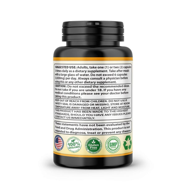 Triple Strength Capsules Turmeric Curcumin with Ginger 120 and Bio pepper 2600mg