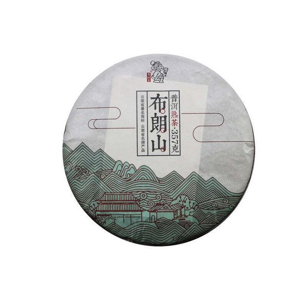 357g Yunnan Ripe Puerh Tea Organic Old Pu-erh Cooked Tea Cake Chinese Pu'er Tea