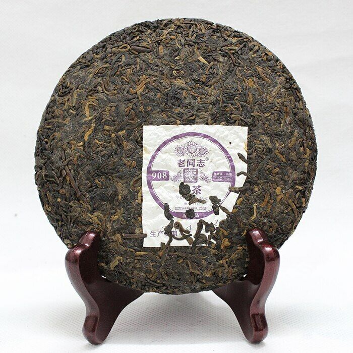 yr Haiwan Old Comrade Ripe Puer Tea Laotongzhi 908 Batch 141 Shu Puer 200g