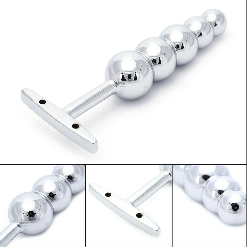 Sex Toys for Women Couples Stainless Steel Butt Plug Anal Beads Dildo