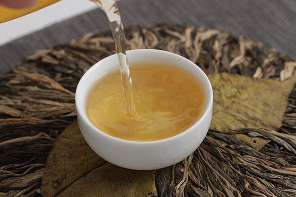Yongde Big Snow Mt. Bazi Handle Pu'er Raw Puer Tea Cake Pu-erh Tea 400g