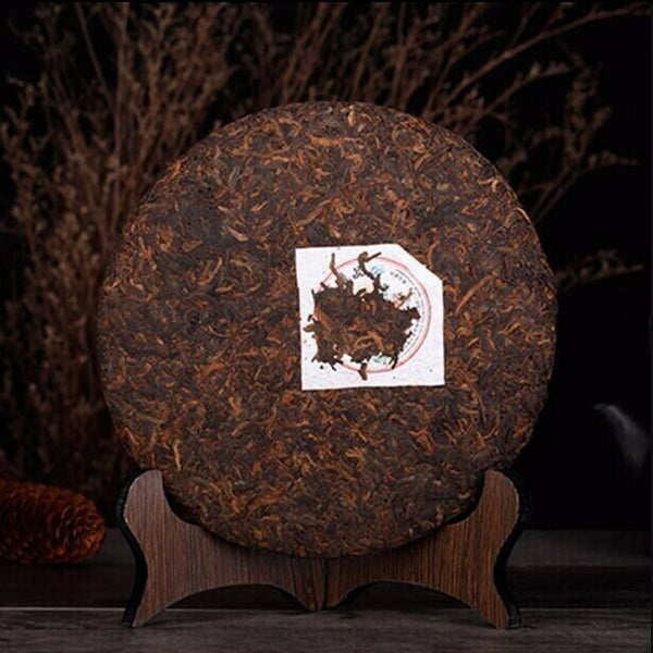 Menghai Heaven Earth Royal Big Tree Lao Ban Zhang Pu-erh Tea Cake 357g Ripe Tea
