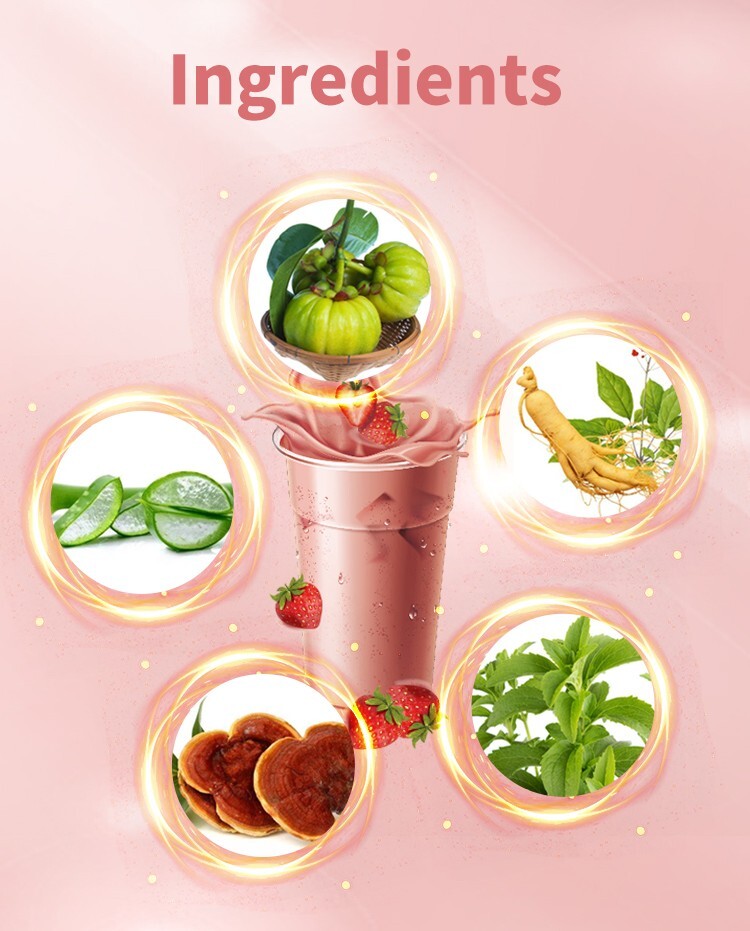 Slim Milk Tea - Strawberry Flavor Fat Burner, Effective Supplement