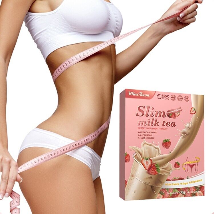 Slim Milk Tea - Strawberry Flavor Fat Burner, Effective Supplement Secondary image