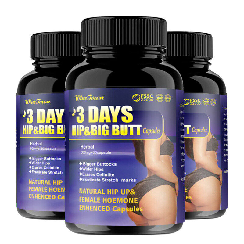 3 Days HIP & BIG BUTT  Enlargement Hip Firming Capsules X 1/2/3 Bottles Secondary image