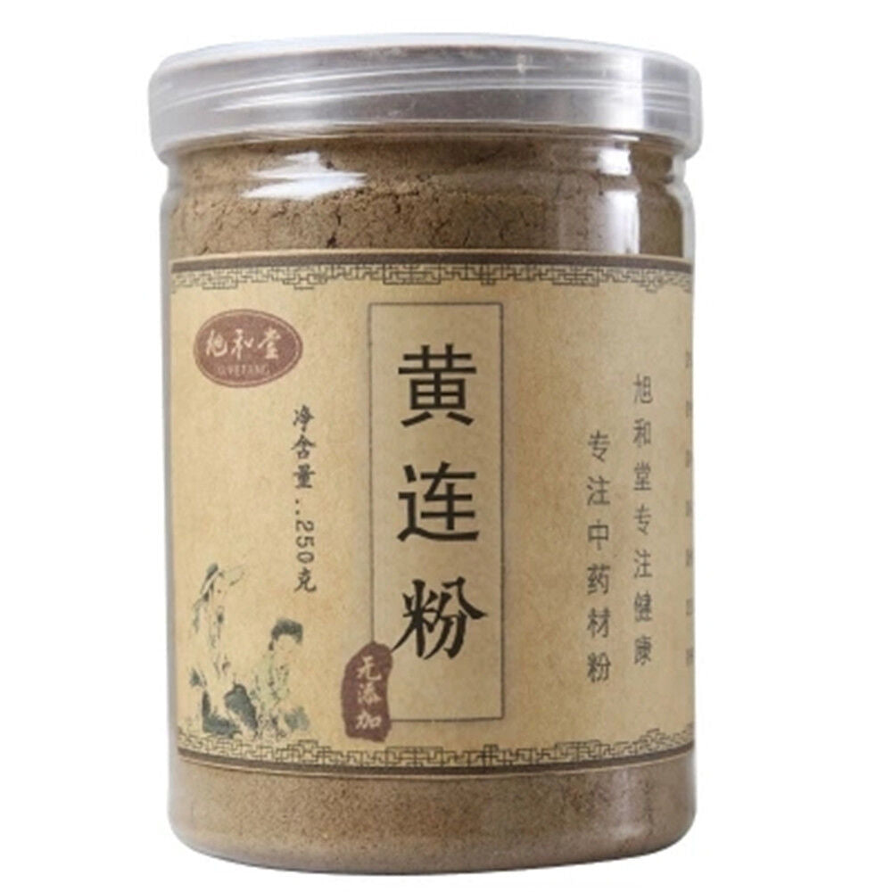 100% Pure Rhizoma Coptidis Yellow Thread Powder Chinese Herbal Medicine 8.8oz Main image