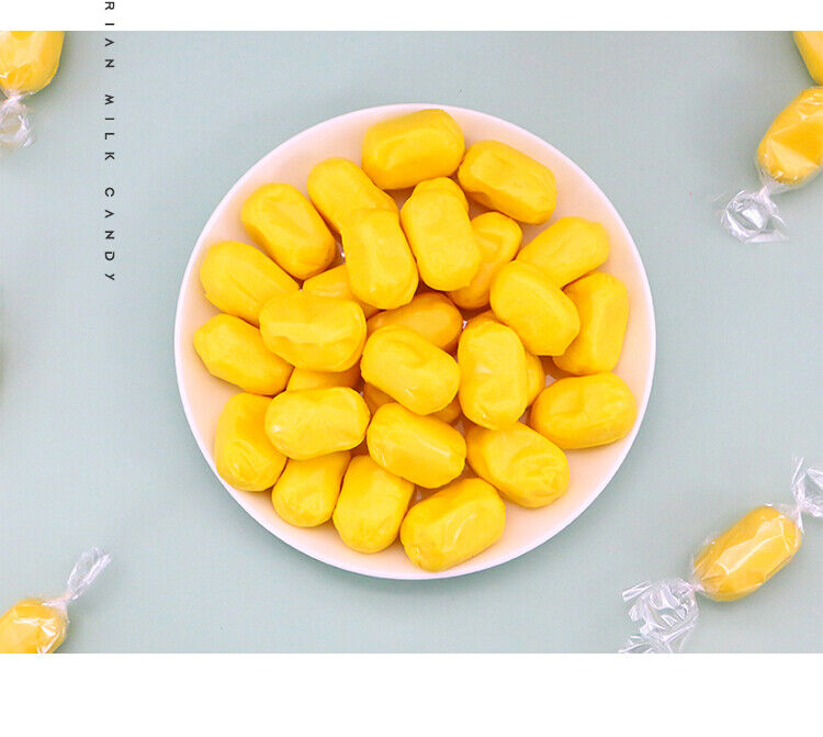 350g Milk Durian Candy Fruit Soft Toffee Chewy Sweet Sweetmeats Candy Snack Food