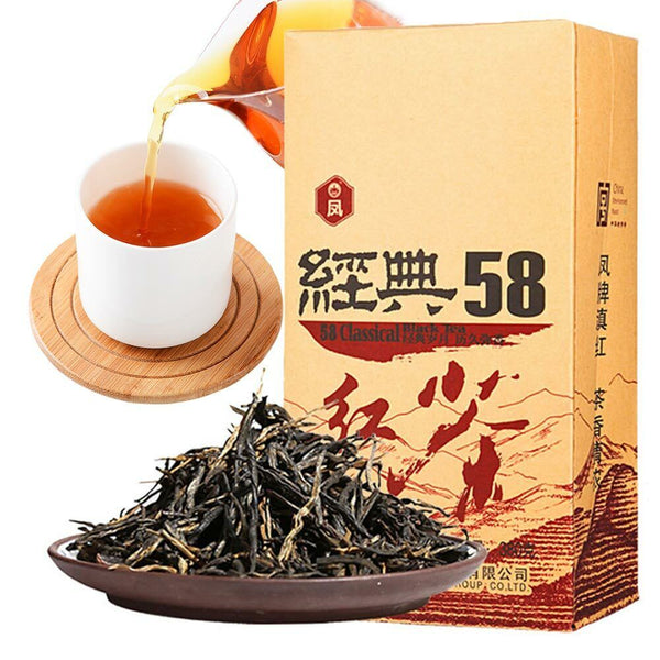 TeaClassical 58 Fengqing Dian Hong Phoenix Brand Dianhong Yunnan Black Tea 380g