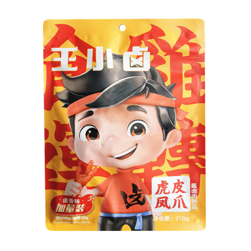 210g/bags tiger skin chicken feet ready to eat braised chicken feet China snack