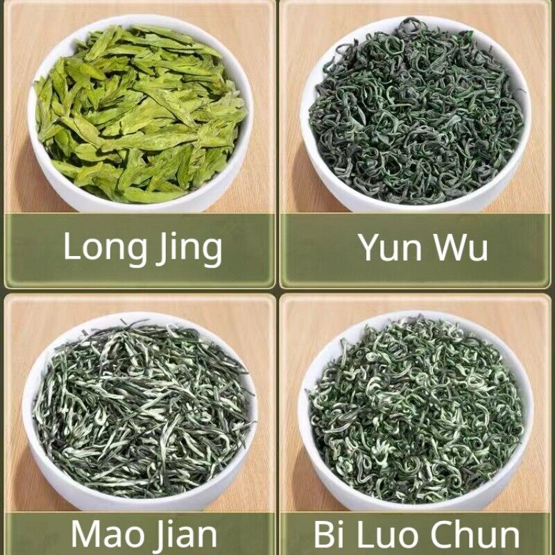 500g Green Tea Combination Longjing + Maojian + Biluochun + Yunwu Loose Leaf Tea Main image