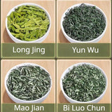 500g Green Tea Combination Longjing + Maojian + Biluochun + Yunwu Loose Leaf Tea