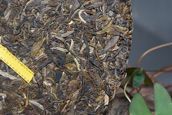 Shang Pin Golden Ribbon Big Snow Mountain * Xiaguan Puer Raw Puerh Tea 357g