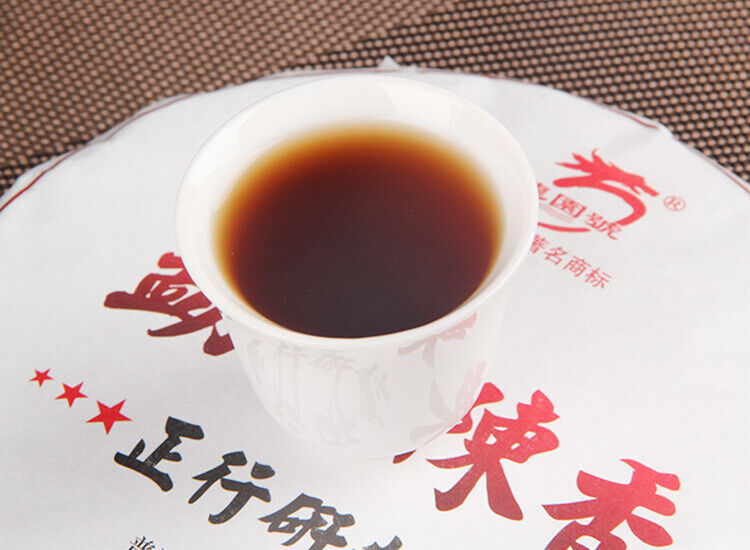 380g Chinese Cooked Pu-erh Gift Tea Black Tea Menghai Big Tree Pu'er Tea Cake Main image