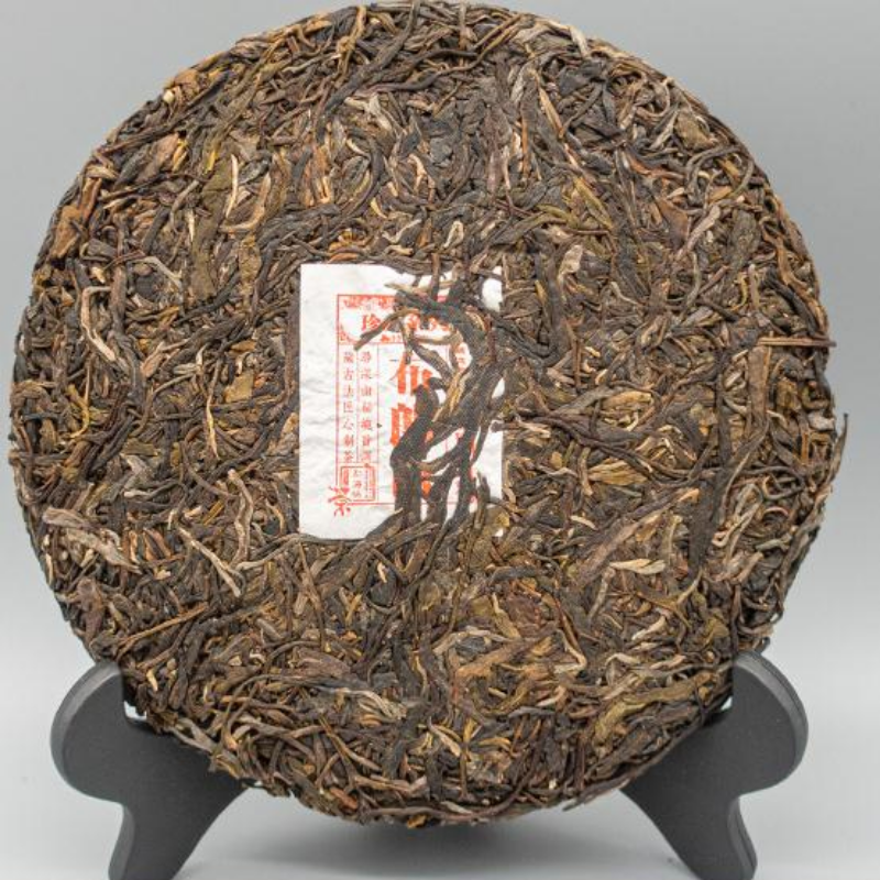 Thé cru Puerh Bulang Mountain Pu-erh gâteau au thé vert du Yunnan Pu'er 357g