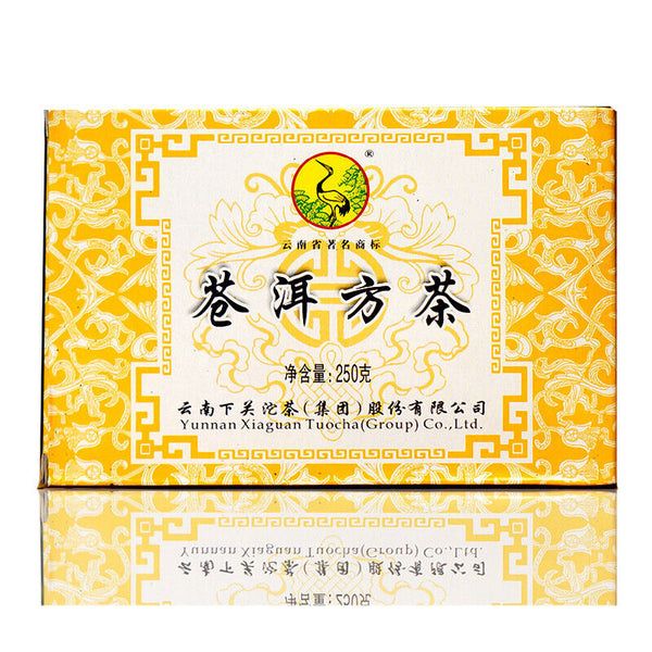 Fang Zhuan Tea Shen Pu Erh Aged Tea Brick 250g Xiaguan TuochaChaCang Er