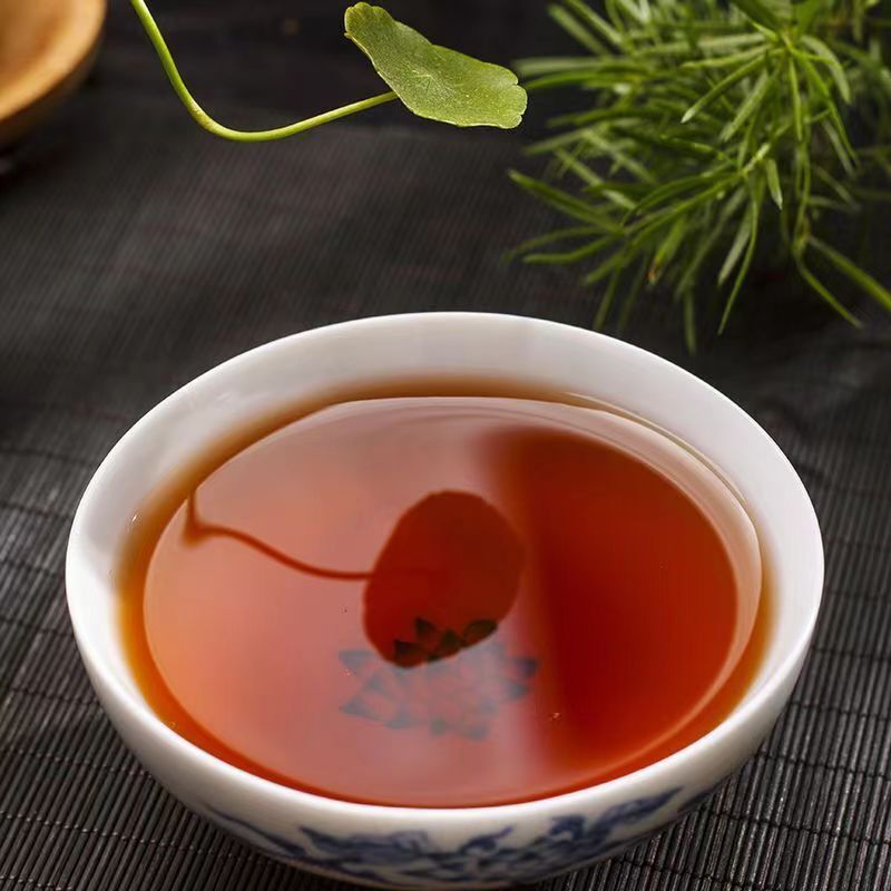 100g Golden Bud Puerh Ripe Tea Cake Yunnan Pu-erh Cooked Tea Mini Pu'er Cake Tea Secondary image