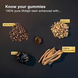Stress Relief Pure Himalayan Shilajit Gummies | With Ashwagandha, Gokshura..