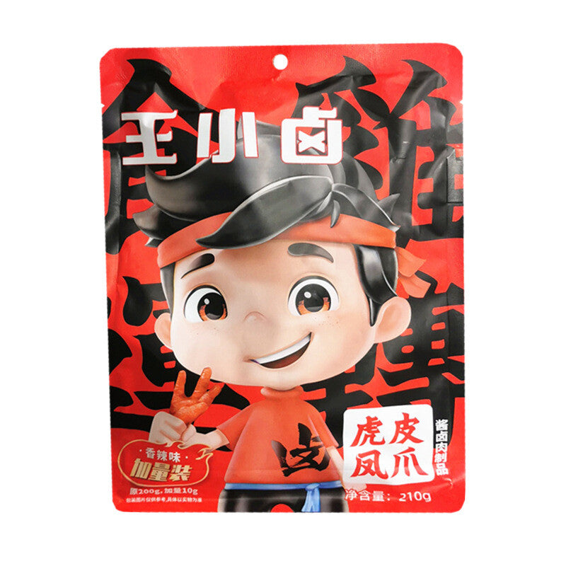 210g/bags tiger skin chicken feet ready to eat braised chicken feet China snack