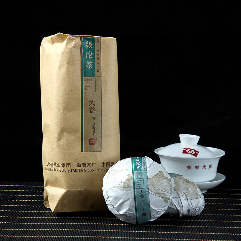 TAETEA Classic Raw Pu'er Tea JIAJI TUOCHA Dayi Pu-erh Puer Shen 500g 1601