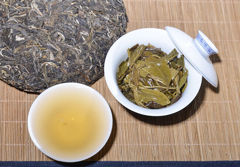 Yr YunNan Pu-erh Mengku YUE CHEN YUE XIANG Raw Tea Qizi Bing Puerh 357g