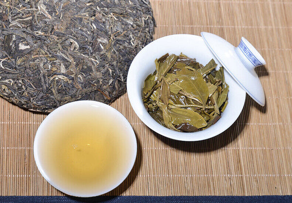 Yr YunNan Pu-erh Mengku YUE CHEN YUE XIANG Raw Tea Qizi Bing Puerh 357g